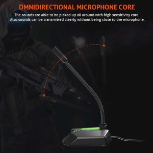 میکروفون رومیزی میشن مدل MC15 RGB
